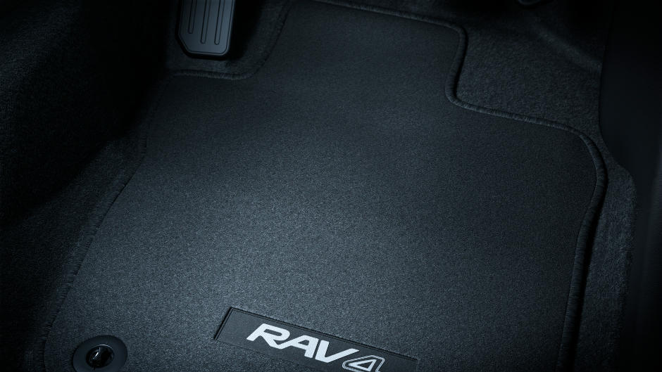 Toyota Rav4 Textile Floormats Front Rear Grey Dec 2012 Onwards