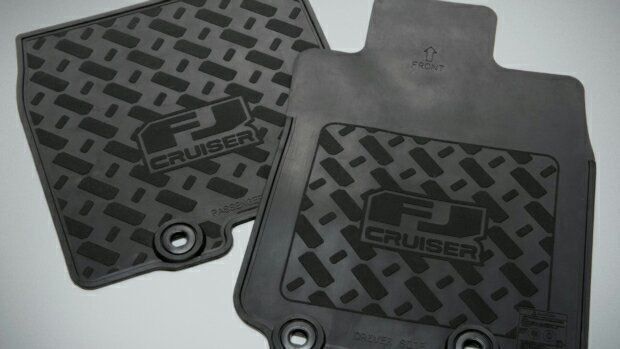 Toyota Fj Cruiser Front Rubber Floor Mats Feb 2011 Aug 2016