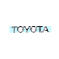 Genuine Toyota Rear Boot Lid Toyota Name Badge Yaris 2010 ON 75446-52120 image