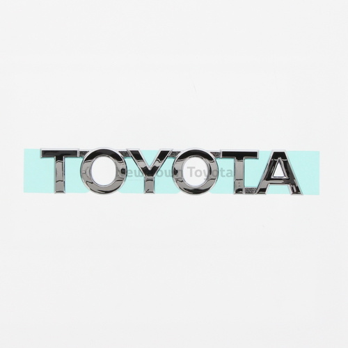 Genuine Toyota Rear Tailgate Toyota Name Badge Corolla 2007-2012 75441-12880