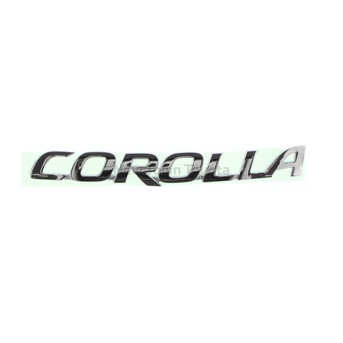 Genuine Toyota Rear Boot Lid Corolla Name Badge 