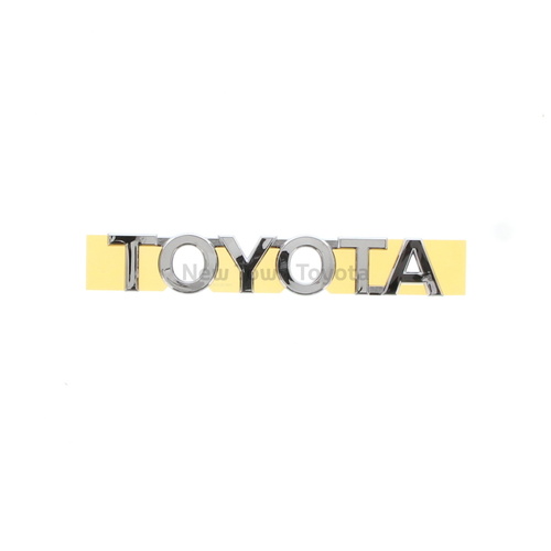 Genuine Toyota Rear Tailgate Toyota Name Badge Kluger 2007-2014 75442-48090