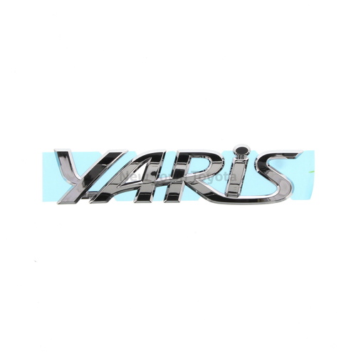 Genuine Toyota Rear Tailgate Yaris Name Badge Yaris 2010 ON 75442-52370