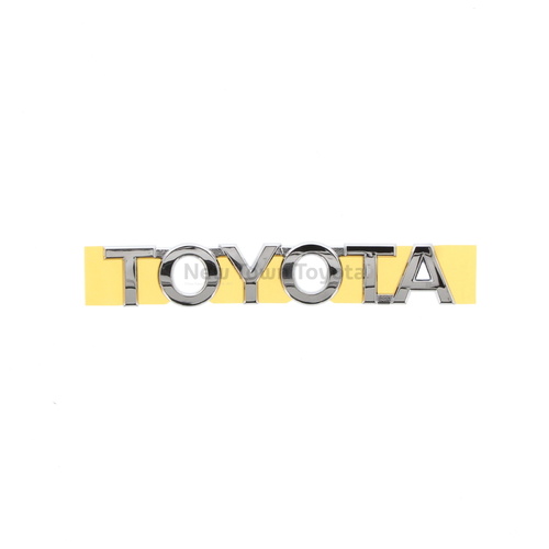 Genuine Toyota Rear Tailgate Toyota Name Badge 