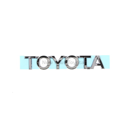 Genuine Toyota Rear Boot Lid Toyota Name Badge Yaris 2010 ON 75446-52120